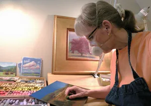 paula-ford Paula Ford working in her studio