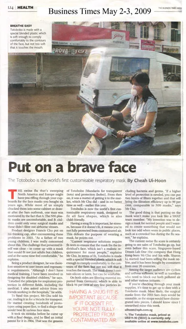 2009-05-02businesstimes-380 Totobobo featured in Business Times