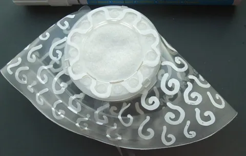 hand drawn decoration on Totobobo mask