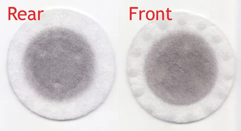 Kenneth_Vietnam_used_filters Used filter after 28 hours of cycling in Vietnam