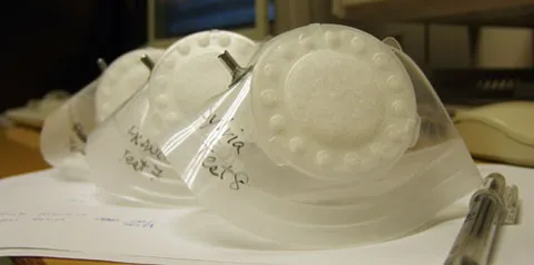 Totobobo mask prepared for test preparing Totobobo mask for test