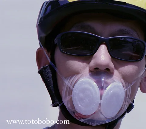 Totobobo mask SuperCool The coolest pollution mask for cyclist and motorist, Totobobo Super-Cool mouth mask