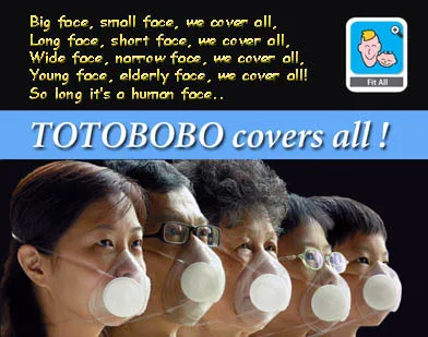 TOTOBOBO mask fit children and adults