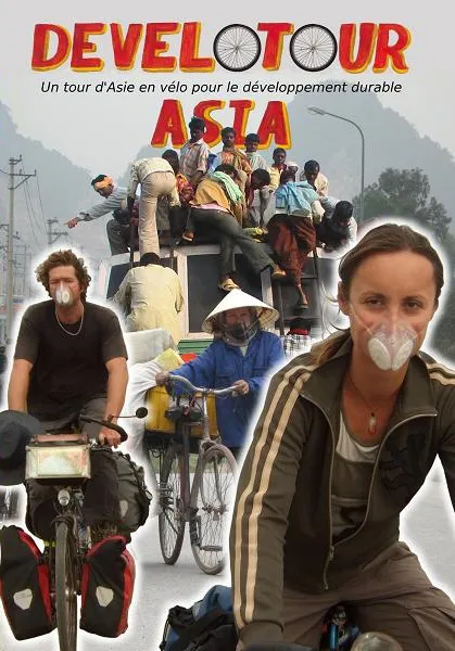 Develotour DVD is out! Goska and Hervé Bonnaveira from France to Asia on a 16,000 km eco-cycling tour