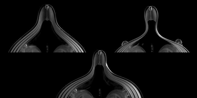 Totobobo mask adaptable to various nose shapes